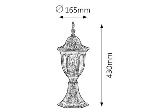 Lampada da terra Milano 8373 Oro (1)