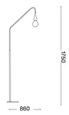 IdealLux Lampada da terra Minimal PT1 Nero