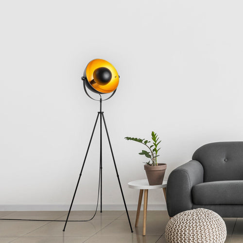 Asir Lampada da terra Mixed 11516 Nero