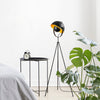 Asir Lampada da terra Mixed 11516 Nero