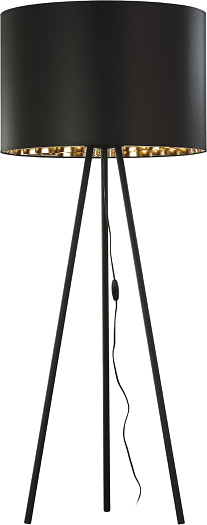 Zuma Line Lampada da terra Nallu Nero