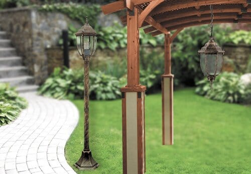 RabaLux Lampada da terra Nizza 8455 Oro