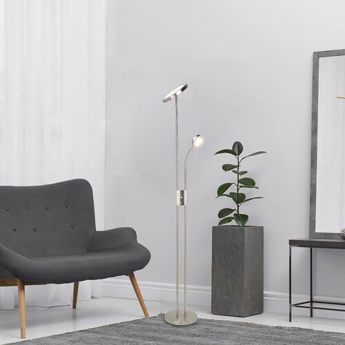 RabaLux Lampada da terra Ophus 3239 Grigio