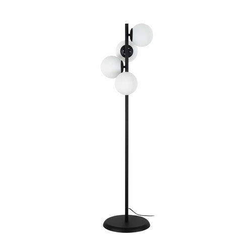 Oyo Lampada da terra Owl Bianco e Nero