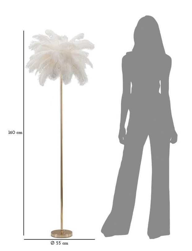 Mauro Ferretti Lampada da terra Palm Oro