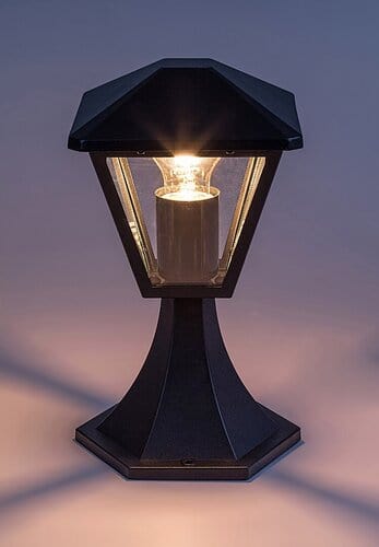 RabaLux Lampada da terra Paravento 7148 Nero