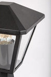 RabaLux Lampada da terra Paravento 7148 Nero