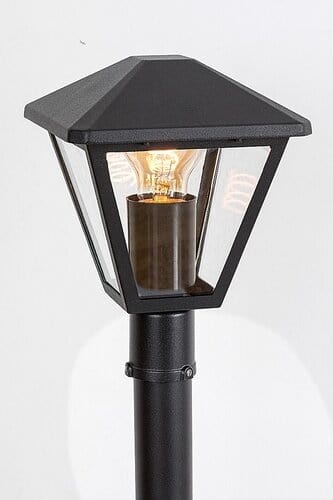 RabaLux Lampada da terra Paravento 7150 Nero