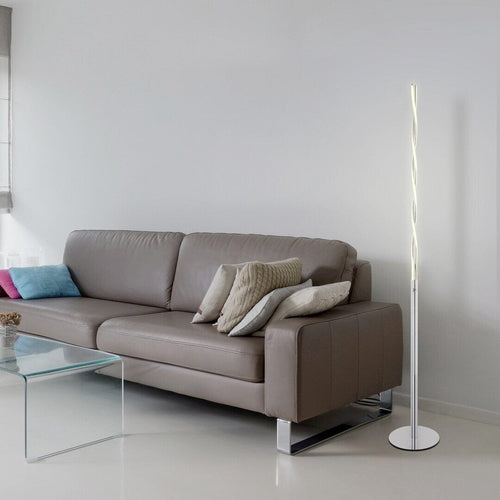 RabaLux Lampada da terra Raina 5767 Cromo