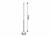 RabaLux Lampada da terra Raina 5767 Cromo