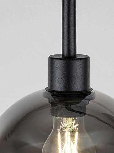 RabaLux Lampada da terra Ricardo 74025 Nero