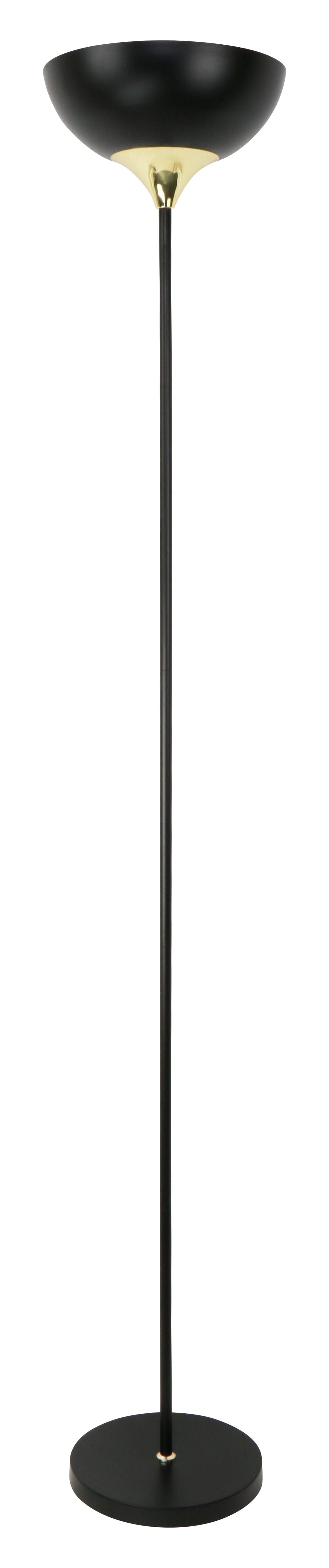Zuma Line Lampada da terra Sarda Nero
