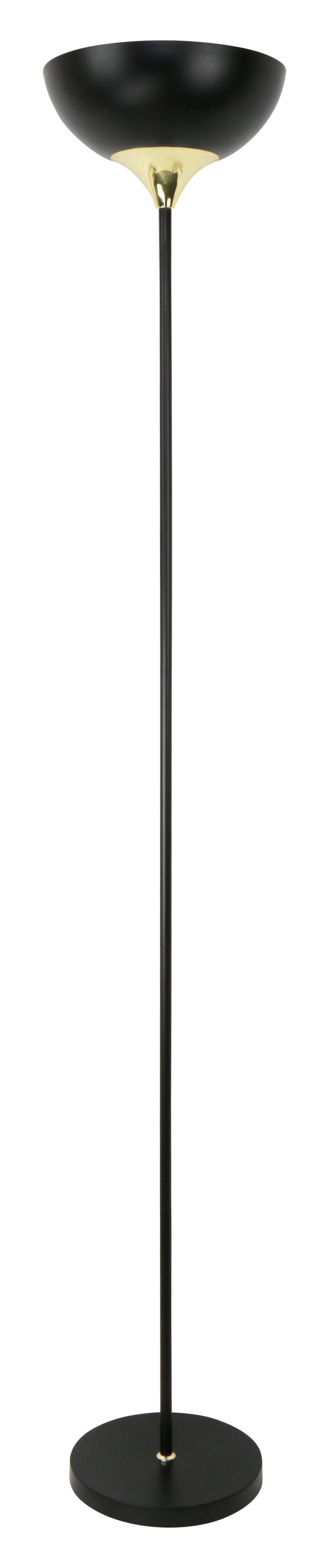 Zuma Line Lampada da terra Sarda Nero