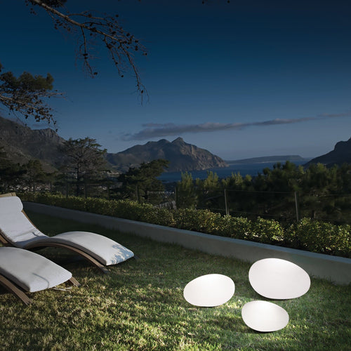 IdealLux Lampada da terra Sasso PT1 D25 Bianco