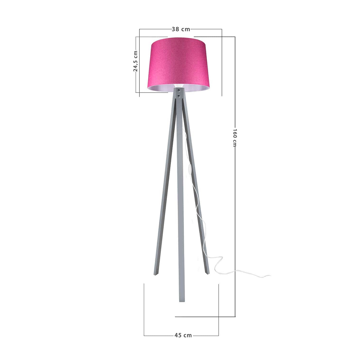 Oyo Lampada da terra Seko Rosa