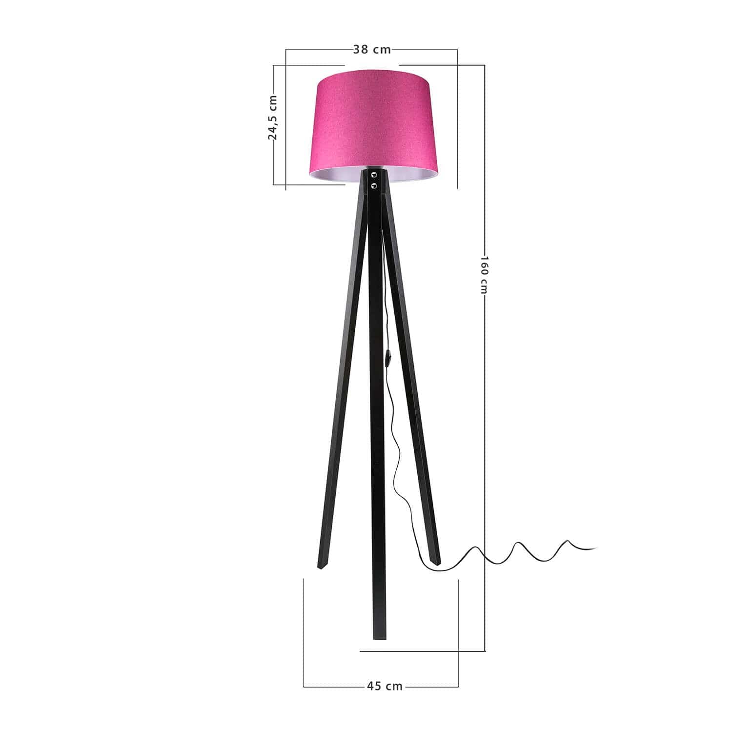 Oyo Lampada da terra Seko Rosa