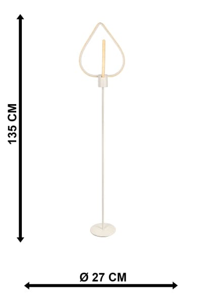 Oyo Lampada da terra Sevinc Bianco