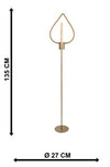 Oyo Lampada da terra Sevinc Ottone