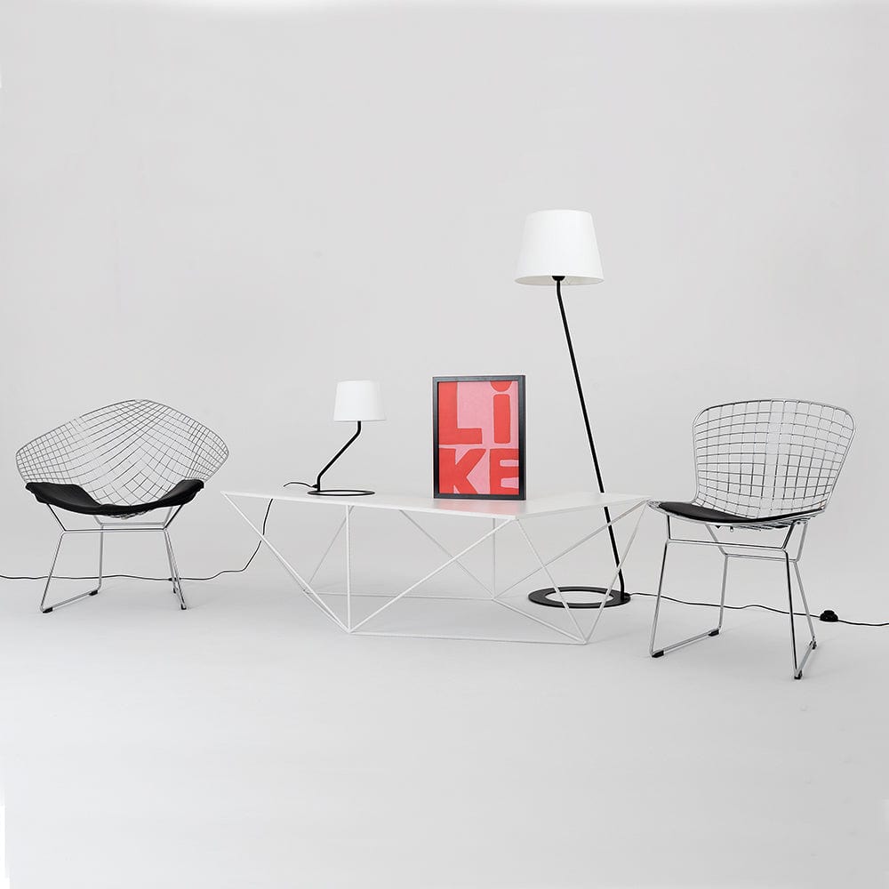 Customform Lampada da terra Shade I Bianco
