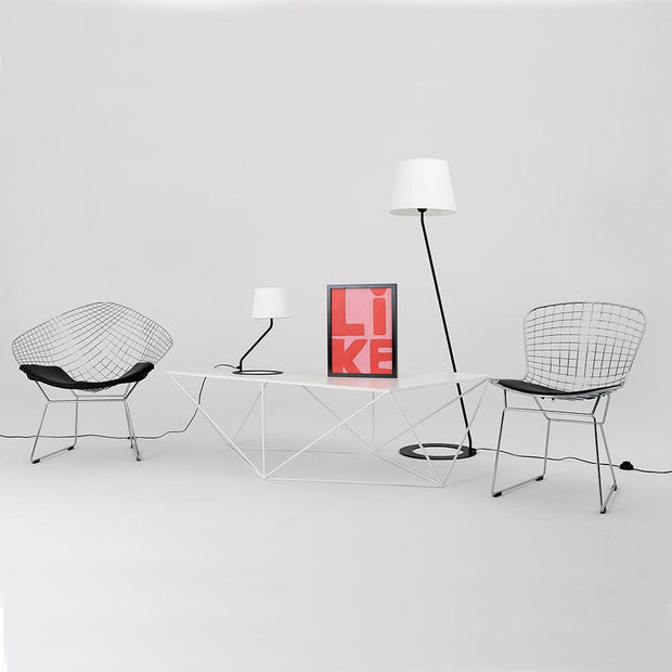 Customform Lampada da terra Shade I Bianco