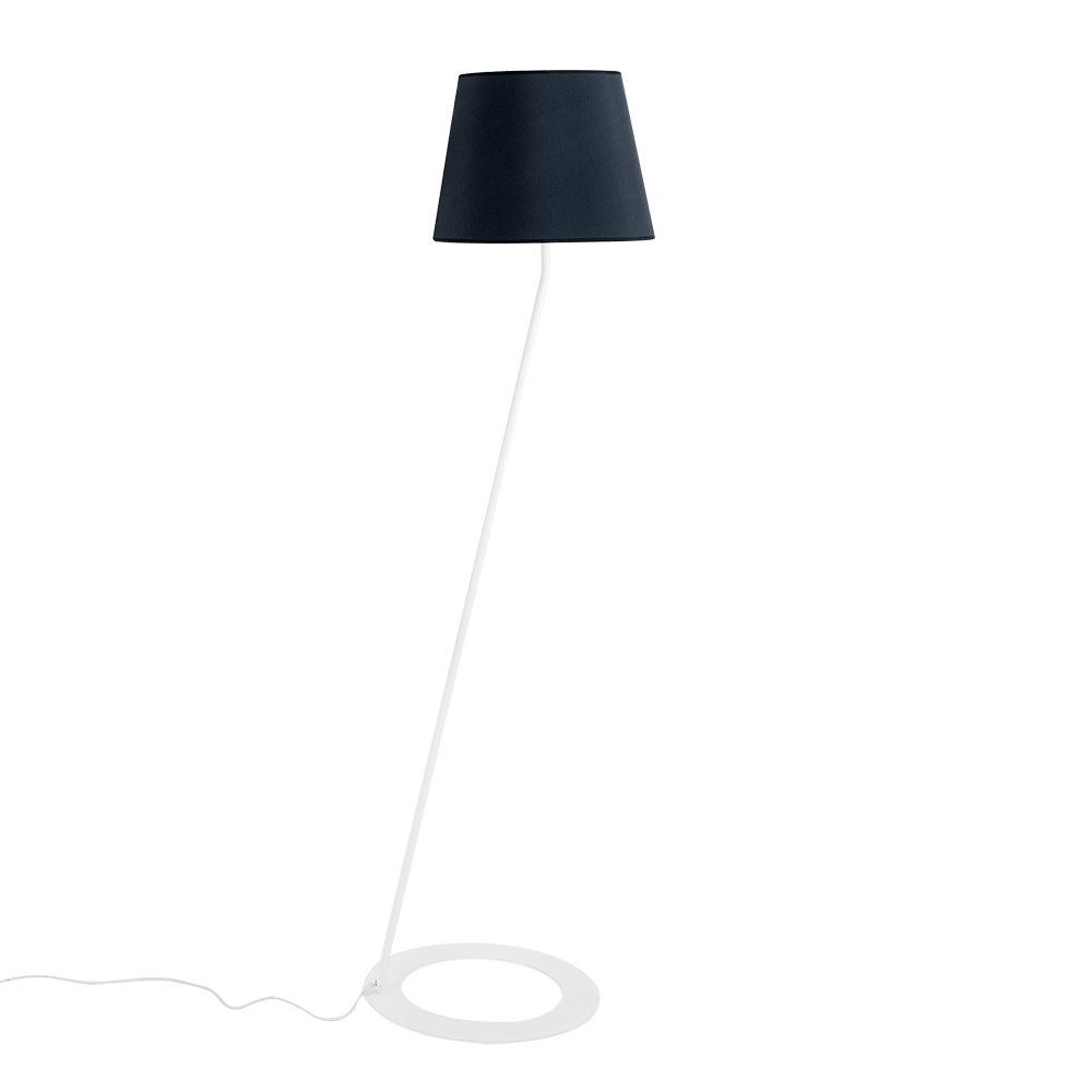 Customform Lampada da terra Shade II Bianco