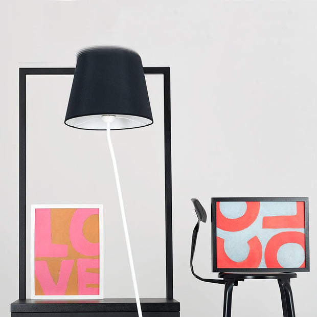 Customform Lampada da terra Shade II Bianco