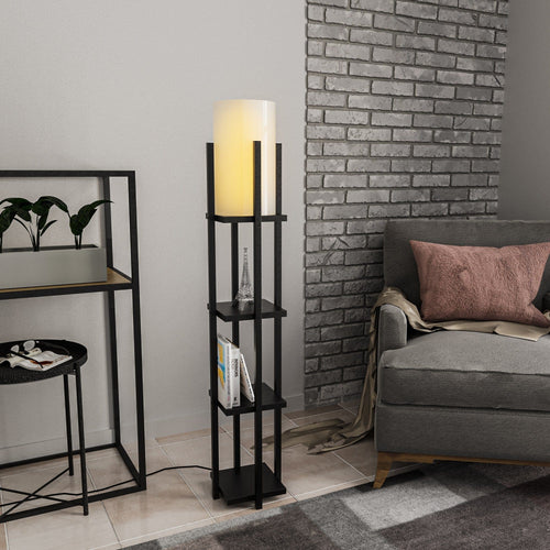 Lampada da terra Shelf Lamp-8111 Nero (1)