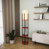 Asir Lampada da terra Shelf Lamp-8117 Nero