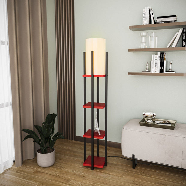 Asir Lampada da terra Shelf Lamp-8117 Nero
