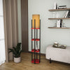 Asir Lampada da terra Shelf Lamp-8118 Nero