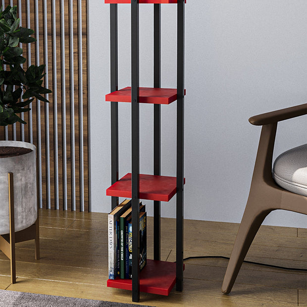Asir Lampada da terra Shelf Lamp-8118 Nero