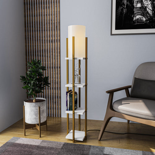Asir Lampada da terra Shelf Lamp-8119 Oro