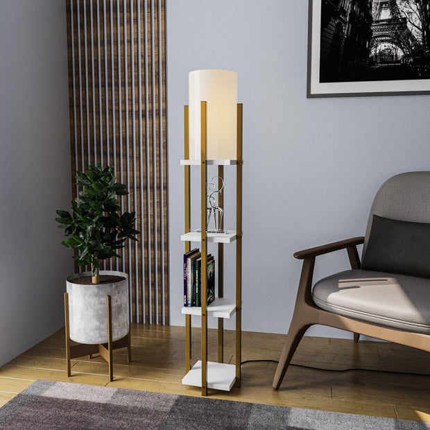 Asir Lampada da terra Shelf Lamp-8119 Oro