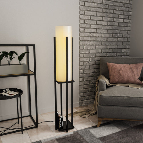 Asir Lampada da terra Shelf Lamp-8125 Nero