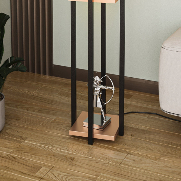 Asir Lampada da terra Shelf Lamp-8127 Nero