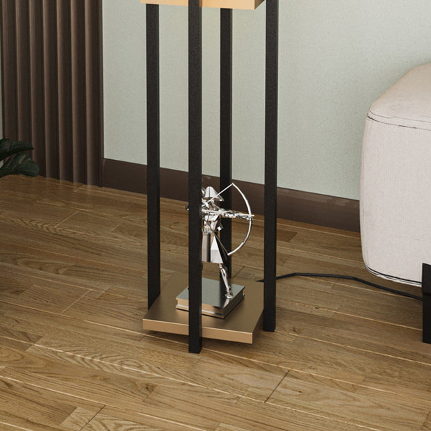 Asir Lampada da terra Shelf Lamp-8129 Nero
