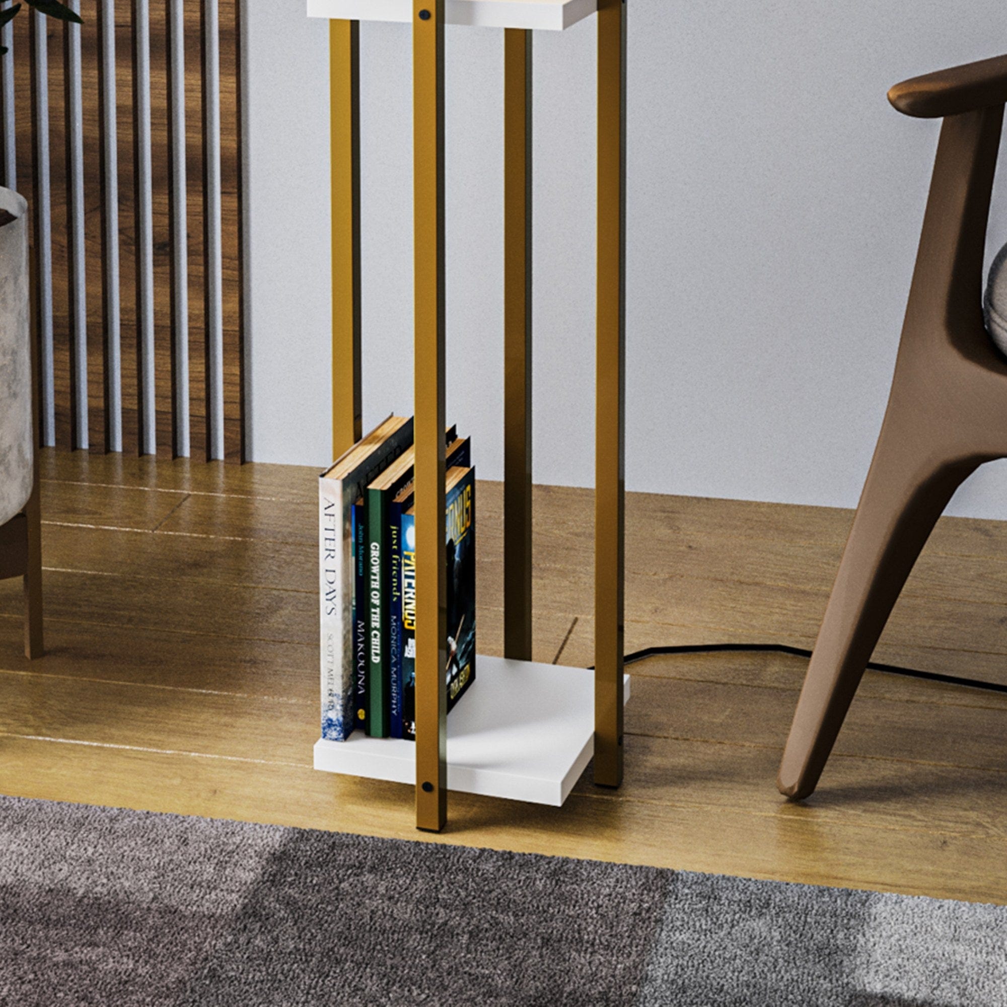 Asir Lampada da terra Shelf Lamp-8134 Oro