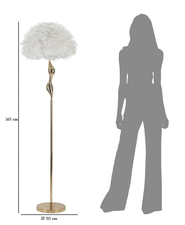 Mauro Ferretti Lampada da terra Slim Oro