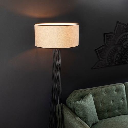 Asir Lampada da terra Tall 13473 Bianco