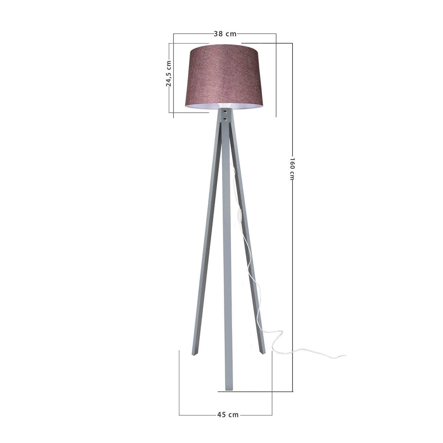 Oyo Lampada da terra Teko Marrone