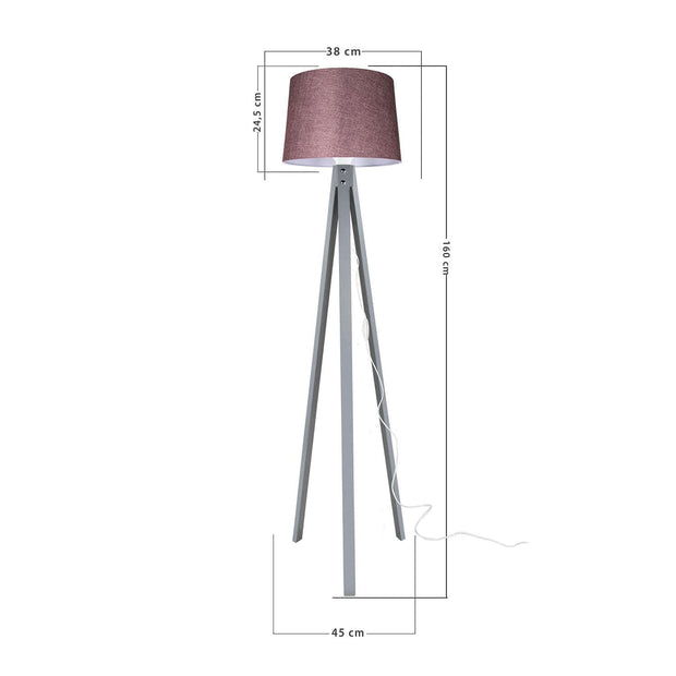Oyo Lampada da terra Teko Marrone