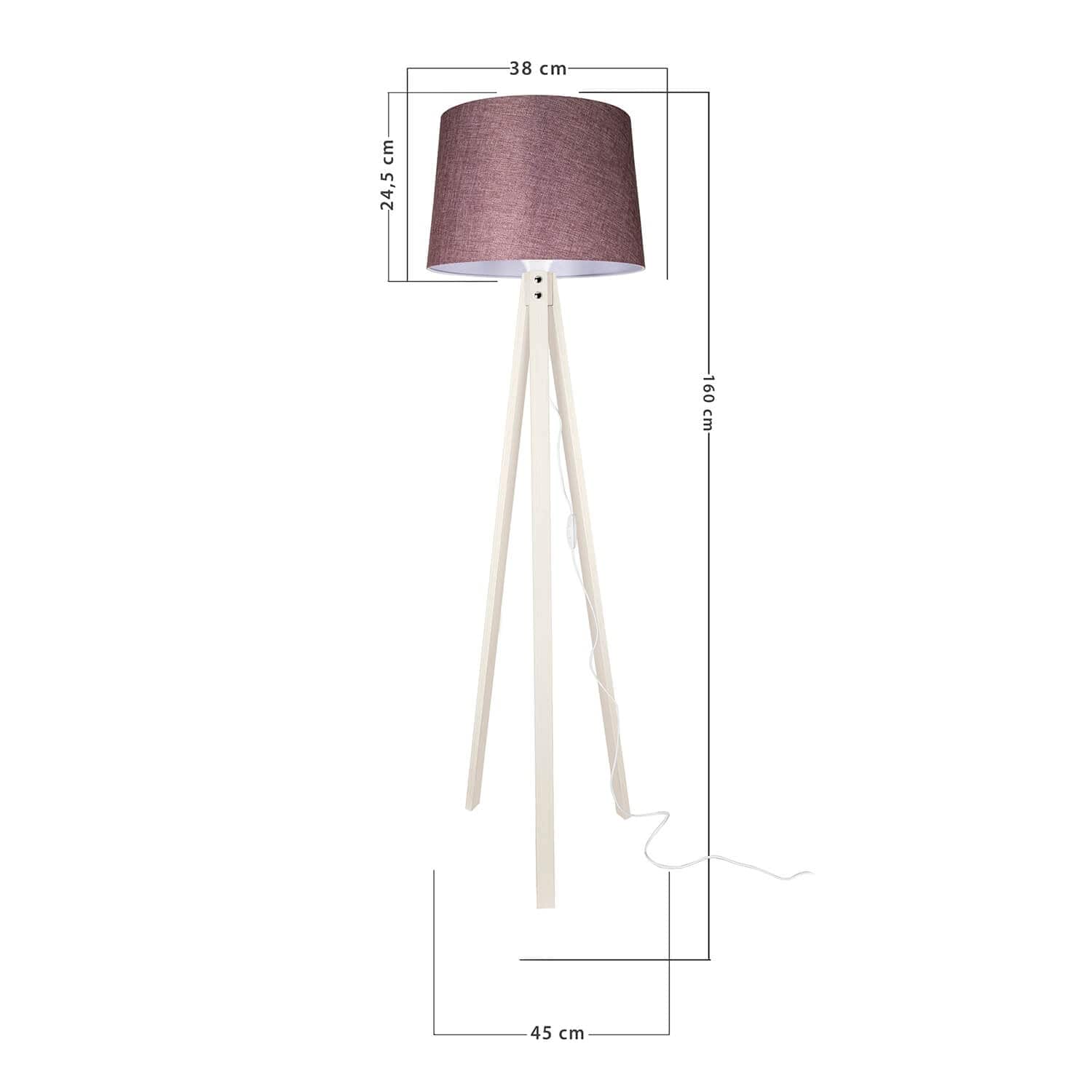 Oyo Lampada da terra Teko Marrone
