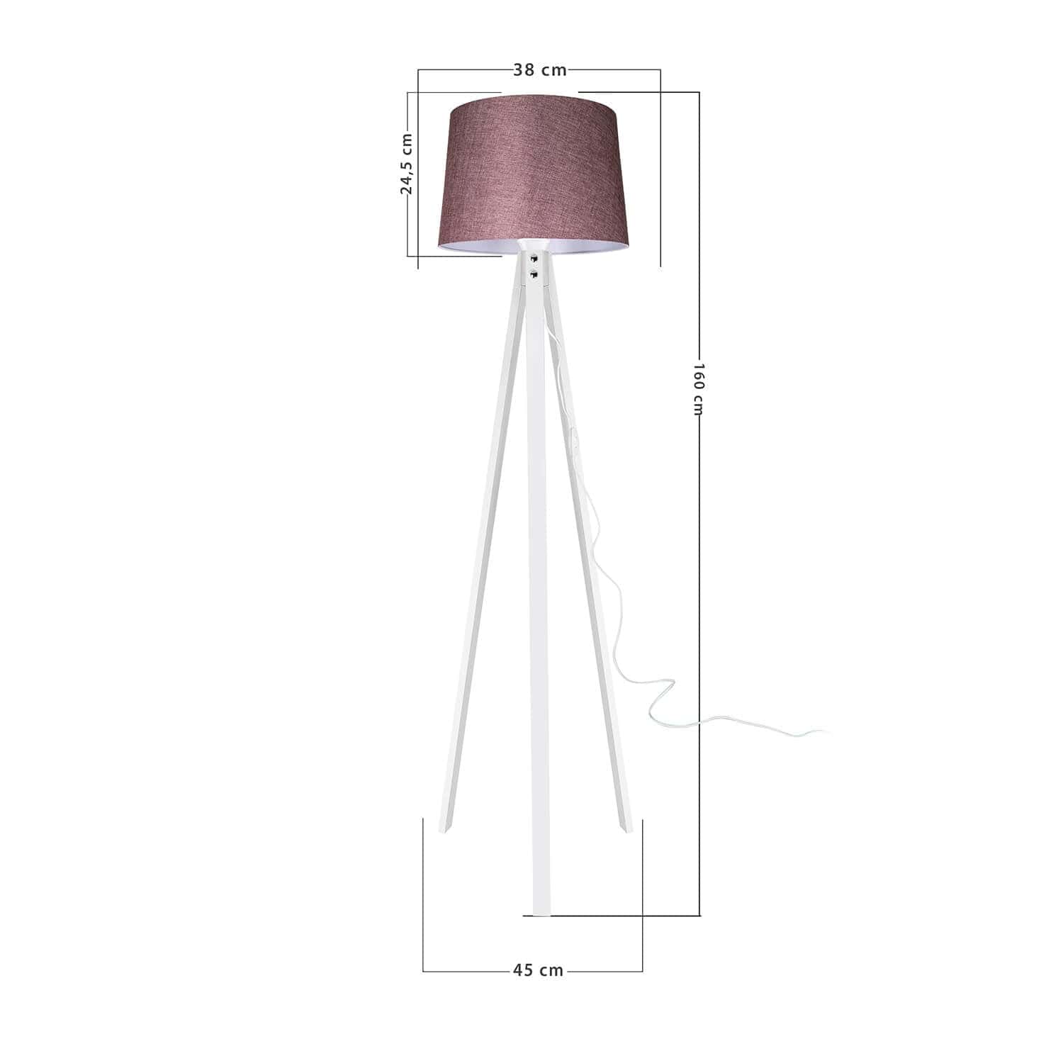 Oyo Lampada da terra Teko Marrone