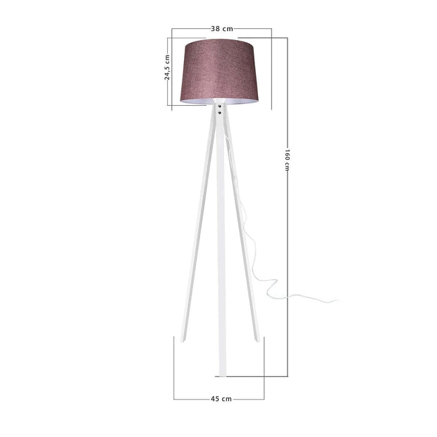 Oyo Lampada da terra Teko Marrone