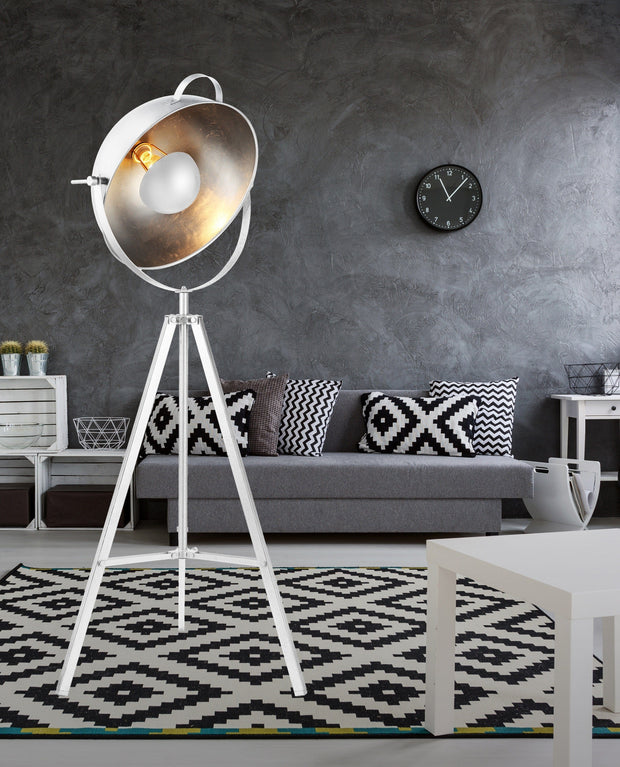 Azzarddo Lampada da terra Toma AZ2378 Bianco