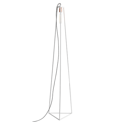 Customform Lampada da terra Trimetric Bianco