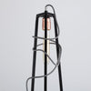 Customform Lampada da terra Trimetric Nero
