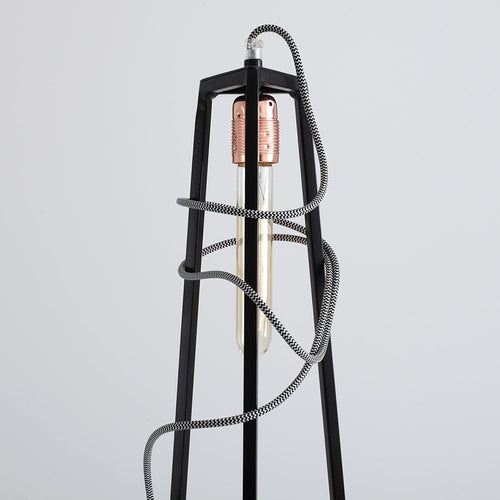 Customform Lampada da terra Trimetric Nero