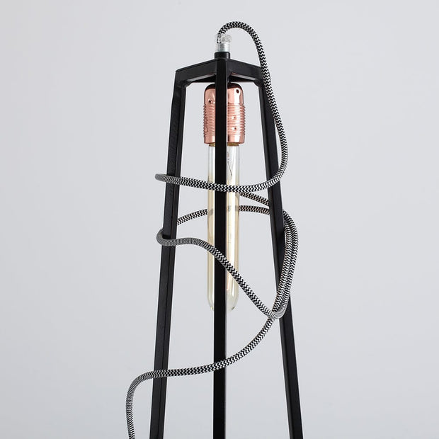 Customform Lampada da terra Trimetric Nero