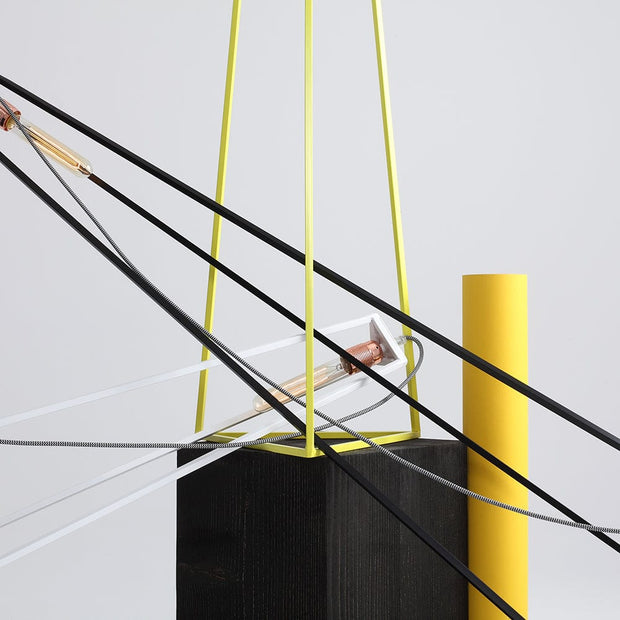 Customform Lampada da terra Trimetric Nero